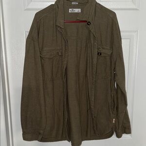 Hollister Olive Utility Jacket